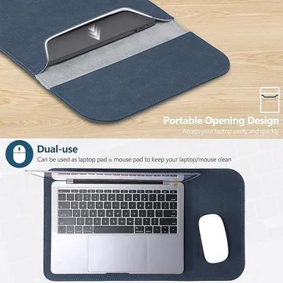 Image de Famanu, étui de protection pour ordinateur portable, imperméable, pour écrans de 15 à 16 pouces - Noir