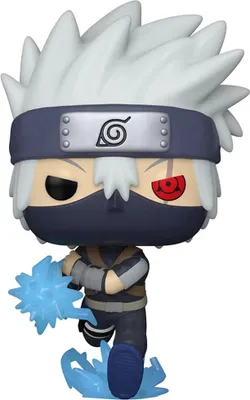 Produktbild von Funko POP CHASE 60283 | Naruto Figur von Kakashi Hatake | Junger Kakashi | mit Sharingan & Chidori Tausend Vögel | Anime Sammelfigur