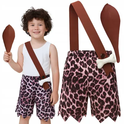 Produktbild von Hopki Kinderkostüm Jaskiniowiec Größe 134/140 Halloween