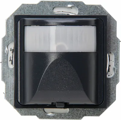 Produktbild von Kopp Infrarot Bewegungsmelder Bewegungsschalter HK02/HK05/HK07 Infracontrol 180° Unterputz schwarz matt