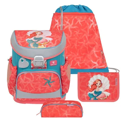 Produktbild von Belmil Schulranzen Set MINI FIT 2024 Sea Queen (Motiv: Meerjungfrau) für Mädchen ab 1. Klasse Grundschule Einschulung