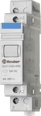 Produktbild von Finder Installations-Relais 1S 20A 24VDC