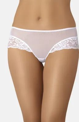 Produktbild von Teyli Mesh Slip mit floraler Spitze Alice Female 326 weiß XS