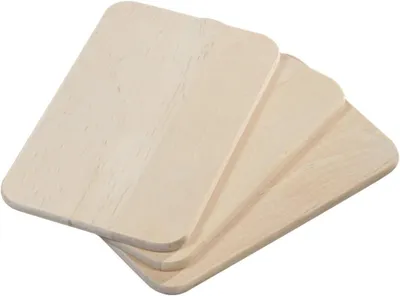 Produktbild von Kesper 69003 -- 3er Pack - Frühstücksbrettchen Schneidebrett - Birkenholz - 23 x 15 cm