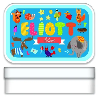 Metallene Punktdose personalisiert Eliott 2,7x9,7x6,2 cm