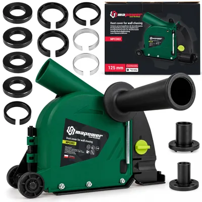 Obrázok produktu pre Odsávací kryt na drážkovanie pre uhlovú brúsku MAPOWER 125 mm
