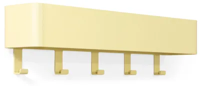 Produktbild von Hakenleiste Garderobenhaken DAX PLAY 5 Butter Yellow, Spinder Design