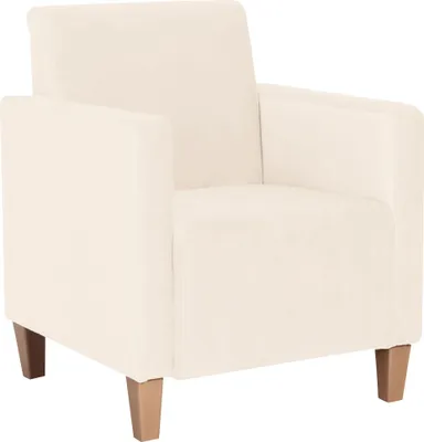 Produktbild von Sessel Karol Bezug Samtvelours Buche natur / creme 22194