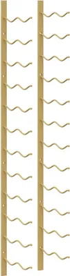 Produktbild von vidaXL Wand-Weinregal für 24 Flaschen Golden Eisen