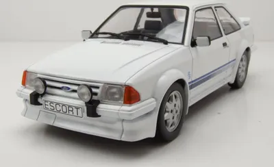 Produktbild von MCG 18419 Ford Escort RS Turbo 1985 weiß 1:18