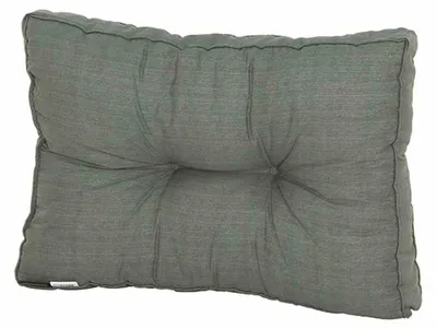 Image de MADISON Housse Basic Coussin de dossier 40 x 60 x 12 cm adapté à l'Euro-Palette gris