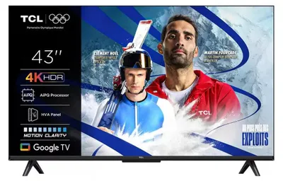 Image de TCL 43P69K TV 109,2 cm (43") 4K Ultra HD Smart TV Wi-Fi Noir