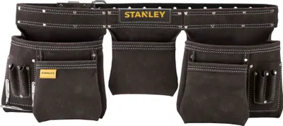 Zdjęcie produktu dla Stanley STST1-80113, Pas narzędziowy, Brązowy, Skóra, 9 kiesz., Klamra, 1 szt.