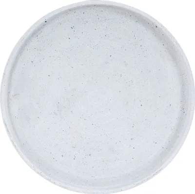 Produktbild von Deko Tablett 30cm Rund Teller Grau Betonoptik Dekoschale Tischdeko Aufbewahrung Ablage Dekoration