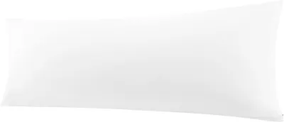 Obrázok produktu pre 40x145 cm, obliečka na vankúš, bavlna, poťah na vankúš so zipsom, biela