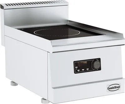 Obrázok produktu pre Indukčná elektrická varná doska Combisteel s 1 varnou doskou a napätím 230 V vyrobená z nehrdzavejúcej ocele