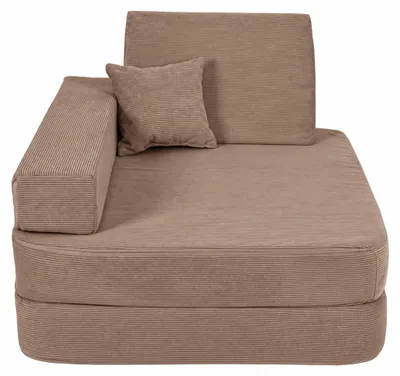 Image de Angelove - Fauteuil pliable pour enfants de 1 an et plus et matelas de jeu - Marron