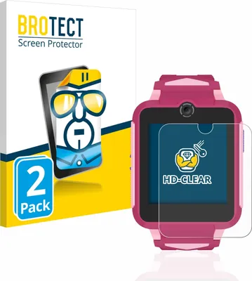 Produktbild von 2x Für TCL Movetime Family Watch MT42X Schutzfolie BROTECT Displayschutz Display Schutz Folie Klar Transparent