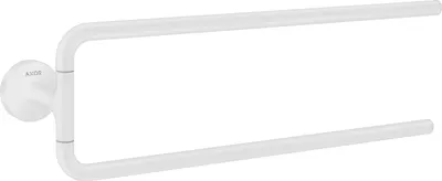 Produktbild von Hansgrohe Handtuchhalter zweiarmig Axor Universal Circular mattweiss, 42822700