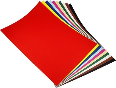 Produktbild von Fotokarton Karton 300g 50x70 cm bunte Farben Basteln