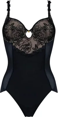 Produktbild von Triumph Wild Rose Florale BSW Body mit Bügel, Farbe: Schwarz (Black), Größe: 75E