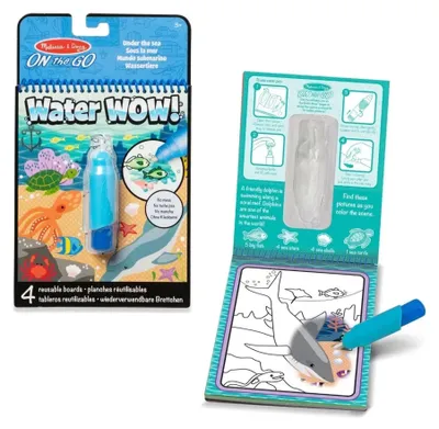 Obrázek produktu pro Melissa & Doug 19445 Voda WOW! Vodn omalovnky Mosk zvata Omalovnky Vodn tuka
