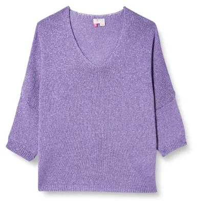 Image de Pull pour femmes aleva, modèle 19029585-AL04, couleur violet, taille M/L