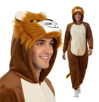 Obrázok produktu pre Onesie Kigurumi Pyžamo Lion Disguise Costume S: 145 - 155cm