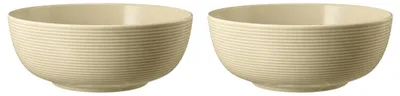 Zdjęcie produktu dla Seltmann Weiden - Zestaw 2 misek 20cm Beat Color Glaze beżowy
