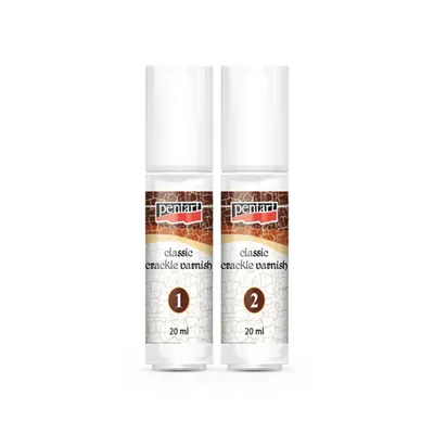 Zdjęcie produktu dla PENTART Crackle paint Classic Set, 2 składniki, 20 ml