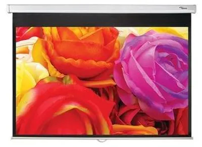 Produktbild von Optoma DS-1123PMG+, Manuell, 3,12 m (123 Zoll), 2,66 m, 166 cm, 16:10, Schwarz, Weiß
