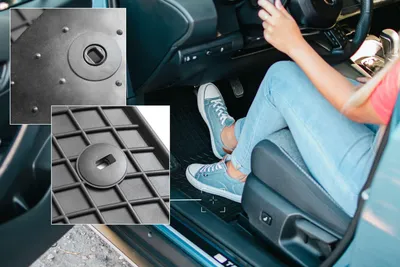 Image de Tapis avant caoutchouc noir pour Kia Sorento III 2014-2020
