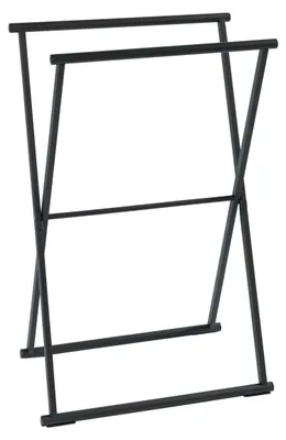 Obrázok produktu pre WENKO držiak na uteráky bar kúpeľňa LAVA čierna kúpeľňové doplnky hosť WC