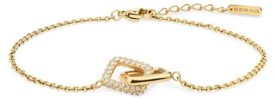 Produktbild von Bering Armband Edelstahl Arcitic Pavé vergoldet  667-27-180
