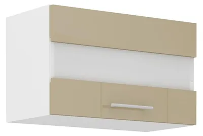 Immagine prodotto di Cucina - Pensile in vetro 60 Lara Cappuccino lucido - Angolo cottura - Blocco cucina