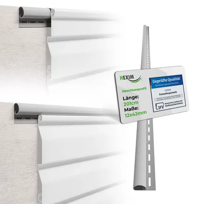 Produktbild von HEXIM Siding Fassadenverkleidung Fassadenpaneele außen Außenwand wetterfest UV-beständig PVC-U