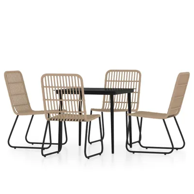 Productafbeelding van vidaXL 5-delige tuinset, eikenhoutlook