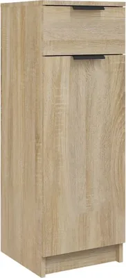 Obrázok produktu pre vidaXL Kúpeľňová skrinka Sonoma dub 32x33,5x90 cm materiál na báze dreva