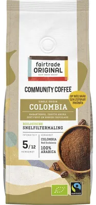 Produktbild von Fairtrade Original Colombia  Snelfilterkaffee gemahlen 250g – , aromatisch, nachhaltig