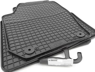 Image de Tapis en caoutchouc pour Skoda Roomster à partir de 2006 Tapis en caoutchouc inodore noir NEUF