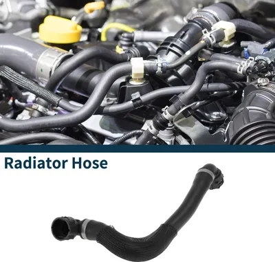 Image de Durite De Radiateur Pour Bmw X1 2016-2022 No.17128658480 Tuyau Eau En Caoutchouc Noir 1 Pièce