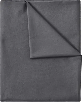 Produktbild von Bettlaken Betttuch 100% Baumwolle ohne Gummizug, 180x275 cm, Anthrazit grau