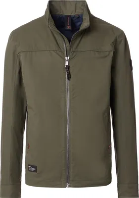 Produktbild von CASAMODA Herren Blouson Reißverschluss Regular Baumwolle Olivgrün XL