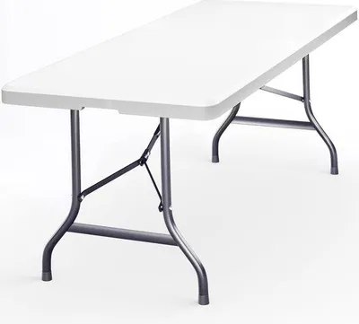 Produktbild von Famanu Klapptisch 183x76cm - Wetterfest und Tragbar für Garten, Balkon und Camping
