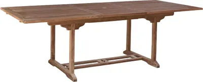 Produktbild von Ausziehbarer Gartentisch Teakholz massiv 8–10 Personen