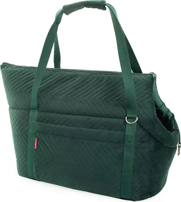 Obrázok produktu pre Taška na psa Prepravná taška pre psy Mačky Prepravná taška Box Bag New Velvet Green M