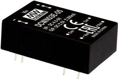 Image de MEAN WELL DCWN03E-05 Alimentation & convertisseur de tension 3 W (DCWN03E-05)