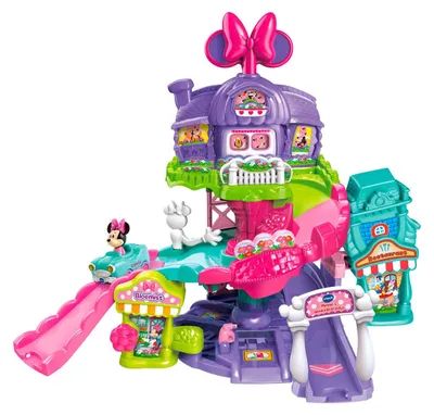 Zdjęcie produktu dla VTech Toet Toet Auto's Disney Minnie's Winkelparadijs, 1 lat(a), Brzmienie, Funkcja mówienia, Wymagane baterie, AAA, Syntetyk