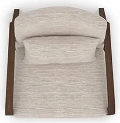 Produktbild von Luxus  Holz Sessel Wohnzimmer Textil Polstermöbel Design Einrichtung Neu