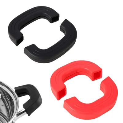 4 Silikon-Topfhandschuhe, Hitzeschutz, Antirutsch, bis 250 °C